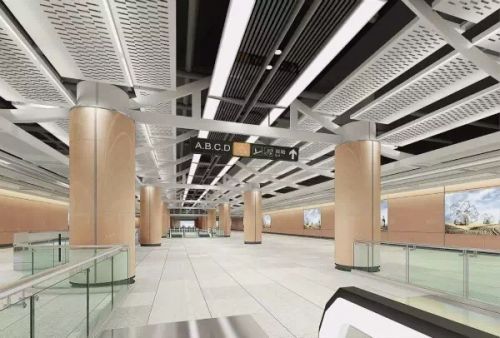 厦门地铁1号线车站装修设计方案效果图首度曝光